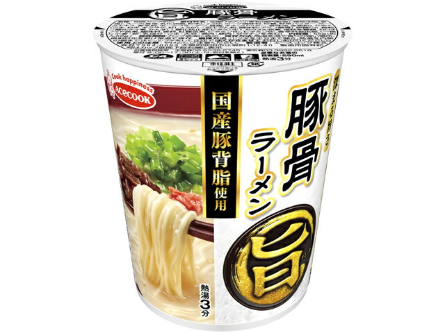 【送料無料　12個販売】エースコック　まる旨豚骨ラーメン　58g
