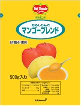 【送料無料】【5個販売】キッコーマン デルモンテ おろしりんごマンゴーブレンド 500g フルーツ