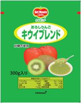 【送料無料】【10個販売】キッコーマン　デルモンテ　おろしりんごキウイブレンド　300g　フルーツ