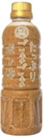 【送料無料　6個販売】徳島産業　たっぷりごまごまポン酢　400ml　【まとめてお得　6個セット】