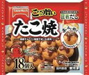 内容量：18個入／360g 原材料名 野菜（キャベツ、ねぎ、やまいも）、小麦粉（国内製造）、たこ、全卵、植物油脂、揚げ玉、紅しょうが、還元水あめ、砂糖、魚介エキス調味料、こんぶだし、魚粉、食塩、乳等を主要原料とする食品／加工デンプン、調味料（アミノ酸等）、膨張剤、増粘剤（キサンタンガム）、酸味料、着色料（紅麹）、香料、（一部に小麦・卵・乳成分・さば・大豆・やまいもを含む）