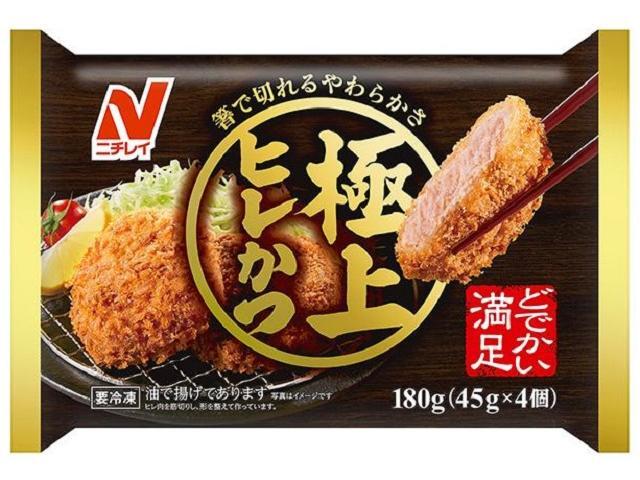 【冷凍食品】　【送料無料　12個販売】ニチレイ　極上ヒレかつ　4個入(180g)　ヒレカツ　まとめ買い　とんかつ