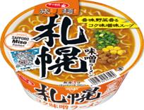 乐天商城 - 送料無料　まとめてお得【12個販売】サンヨー食品　サッポロ一番　旅麺　札幌　味噌ラーメン　76g×12個