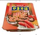送料無料　まとめてお得【18個販売】まるか食品 ペヤング 明太とんこつ味やきそば 112g×18個のサムネイル