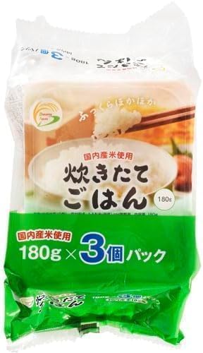 Rakuten - 送料無料　まとめてお得【8個販売】ドリームズファーム　炊きたてごはん　180g×3個パック×8個　国産米