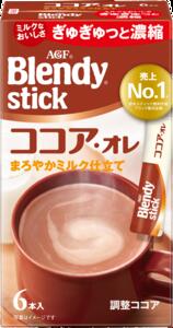 【まとめ買い】【24個販売】 AGF ブレンディスティック ココア・オレ6本 1ケース（24個入り） 嗜好品