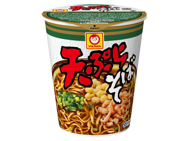 Rakuten - 送料無料【12個販売】マルちゃん　縦型天ぷらそば　64g（めん50g）オニオン揚玉 小えび天ぷら ねぎ入り