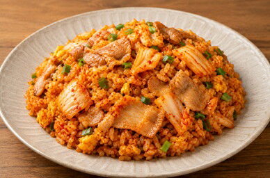 【冷凍】送料無料【12個販売】ニチレイ　豚キムチ炒飯　420g