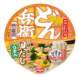 乐天商城 - 送料無料　まとめてお得【12個販売】日清　どん兵衛　三種の重ね貝だしうどん　×12個（1ケース）
