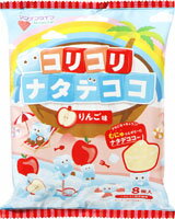 送料無料　まとめてお得【12個販売】マンナンライフ　コリコリナタデココ　りんご味　24g×8個×12袋