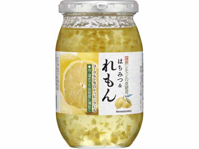 【送料無料】【3個販売】加藤美蜂園 はちみつ＆れもん　420g（ガラス容器）