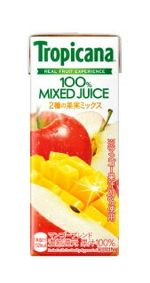 送料無料 まとめてお得【24本販売】キリン トロピカーナ 100％ マンゴーブレンド250ml (LLスリム)×24本