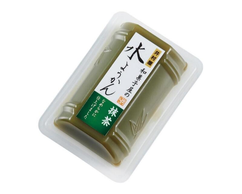 送料無料　まとめてお得【10個販売】井村屋　和菓子屋の水ようかん　抹茶　83g×10個