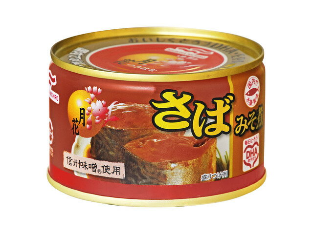 【1箱まとめ買い】【24個販売】　マルハニチロ　さばみそ煮　月花　EO　200g　1箱（24個入り）　缶詰