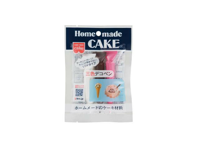 【送料無料　5個販売】共立食品　三色デコペン（ソフトタイプ）　　　製菓材料