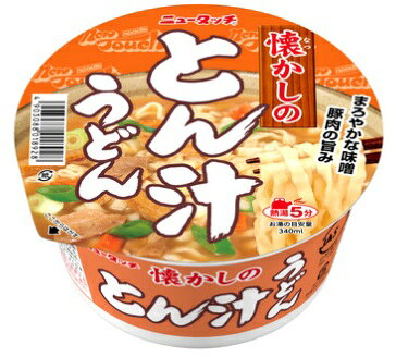 送料無料【12個販売】ヤマダイ　ニュータッチ　懐かしのとん汁うどん（95g）