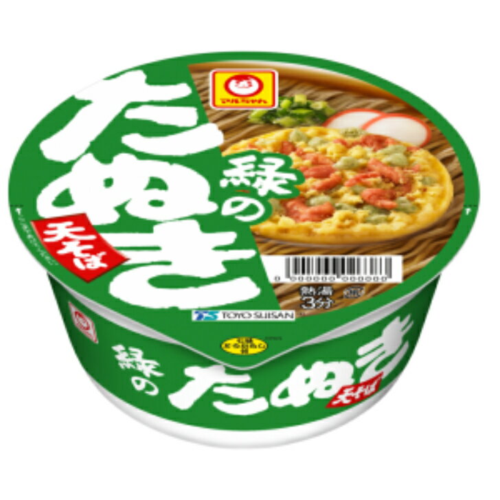 【ケースまとめ買い】【12個販売】 マルちゃん 緑のたぬき 東 101g 12個入り カップラーメン