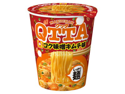 テイクストーン 楽天市場店 ケースまとめ買い マルちゃん QTTA コク味噌キムチ味 12個入り カップラーメン
