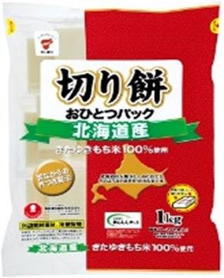 【まとめてお得】【10個販売】 たいまつ食品 北海道産 切り餅 おひとつパック1kg 米飯・穀物