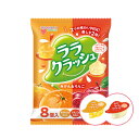 【まとめてお得】【12個販売】マンナンライフ　ララクラッシュみかん＆りんご特保　24g＊8個【12個セット】　ヘルスフード