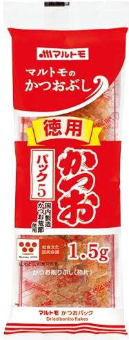 【送料無料】【5パック入×20袋販売】マルトモ　徳用かつおパック　1.5g×5パック入