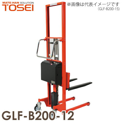 東正車輌 (配送先法人限定) マスト式 メカリフト ボールネジ・電動式 ゴールドリフター スタンダード GLF-B200-12 ※重量物の為、車上渡しとなります。