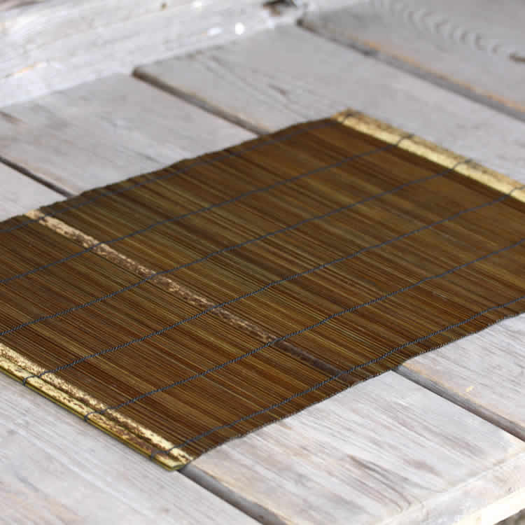 虎竹ランチョンマット（大）創業明治27年老舗竹屋がお届け日本唯一のプレースマット