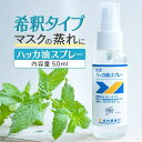  マスク 冷却スプレー 50ml ハッカ油スプレー 武内製薬 ハッカ液 ハッカスプレー メントール ミント 冷感 スプレー ミスト ハッカ はっか油 マスク アルコール 冷感マスク アルコール 持ち運び 携帯