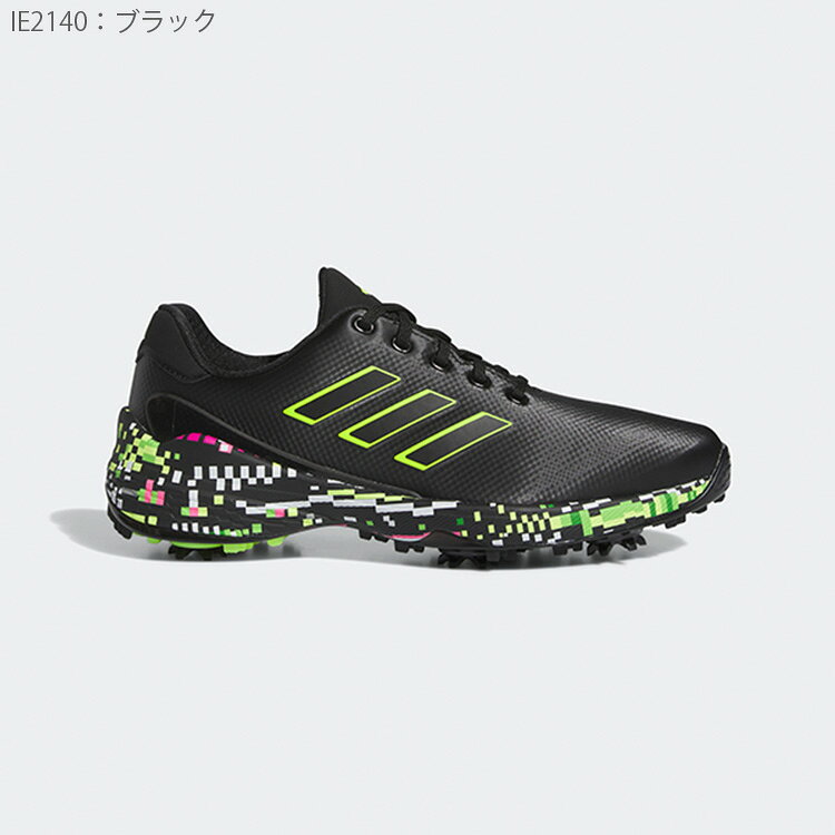 【毎日エントリーするだけでポイント3倍アップ】 アディダス ゴルフ シューズ 靴 メンズ レディース ゴルフシューズ ゼットジー23 グリッチ スパイク 鋲あり ブランド MCG32 IE2140 adidas golf