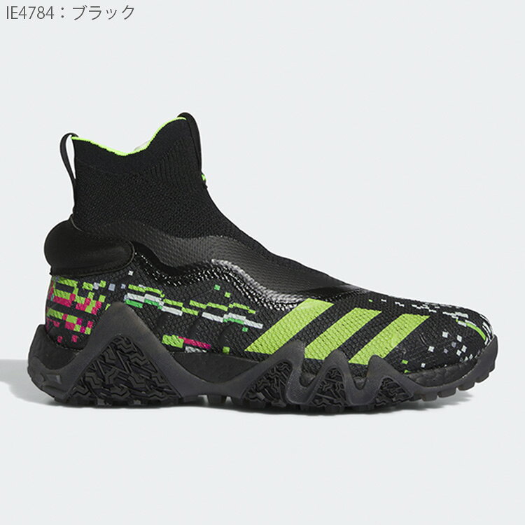 【アウトレット商品】 アディダス ゴルフ シューズ 靴 メンズ レディース コードカオス レースレス グリッチ ゴルフシューズ スパイクレス ブランド MCH13 IE4784 adidas golf