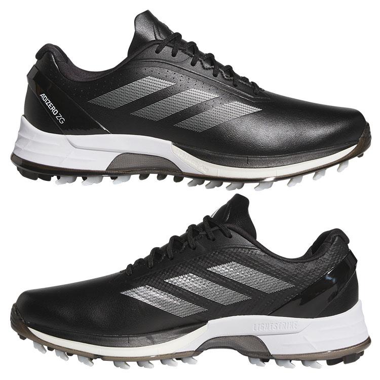 【365日出荷対応】 アディダス ゴルフ シューズ 靴 メンズ ゴルフシューズ アディゼロ ゼッドジー 25 紐 スパイクレス 鋲なし 軽量 防水 ブランド N...