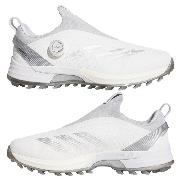 【365日出荷対応】 アディダス ゴルフ シューズ 靴 メンズ ゴルフシューズ アディゼロ ゼッドジー 25 BOA ボア スパイクレス 鋲なし 軽量 防水 ブ...