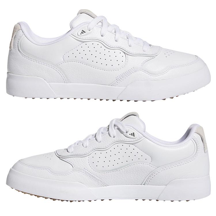 【365日出荷対応】 アディダス ゴルフ シューズ 靴 レディース ゴルフシューズ レトロクロス 25 スパイクレス 鋲なし 紐 防水 ブランド NKB39 I...