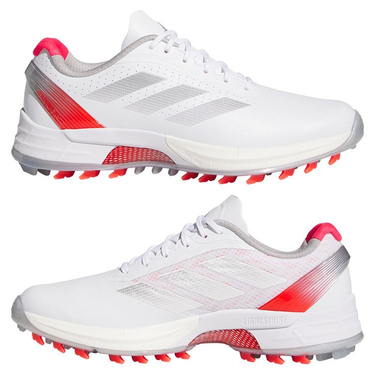 【365日出荷対応】 アディダス ゴルフ シューズ 靴 レディース ゴルフシューズ アディゼロ ゼッドジー 25 紐 スパイクレス 鋲なし 軽量 防水 ブランド...