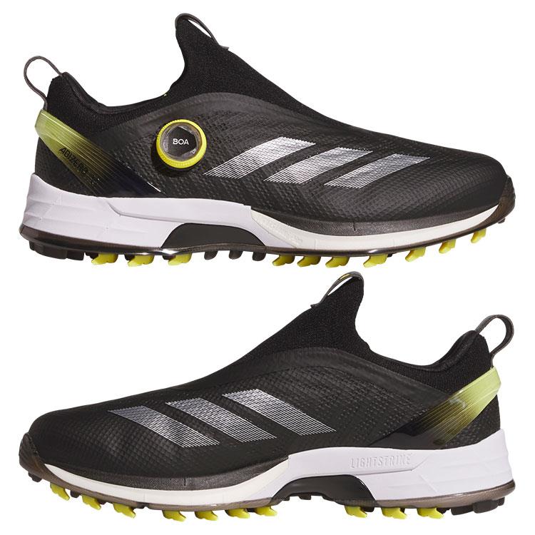【365日出荷対応】 アディダス ゴルフ シューズ 靴 メンズ ゴルフシューズ アディゼロ ゼッドジー 25 BOA ボア スパイクレス 鋲なし 軽量 防水 ブ...