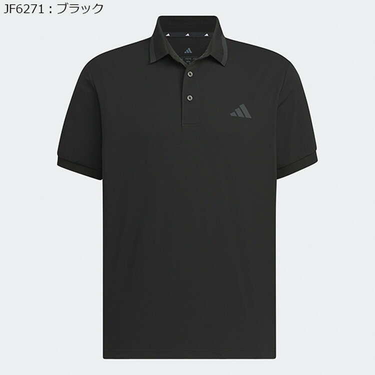 【セール対象】 アディダス ゴルフ ポロシャツ メンズ 半袖 シャツ ポロ レギュラーフィット 吸汗速乾 UVカット ストレッチ ゴルフウェア ブランド 無地 ロゴ 春 夏 秋 KVH14 adidas golf