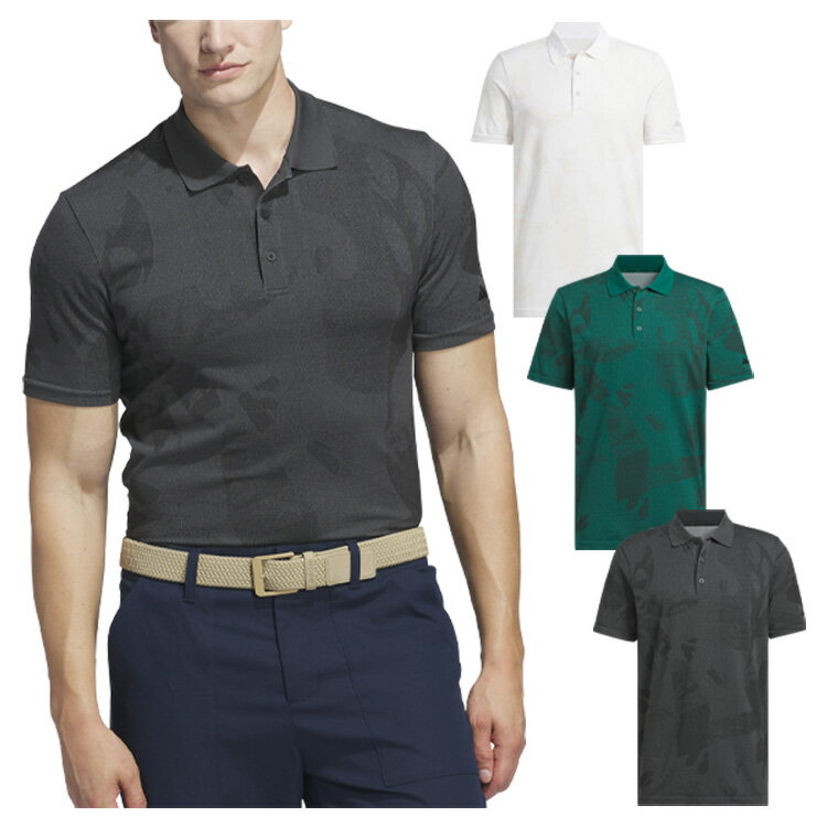 【365日出荷対応】 アディダス ゴルフ ポロシャツ メンズ 半袖 シャツ ポロ サイドシームレス ゴルフウェア GO-TO ブランド 無地 春 夏 秋 JTX79 adidas golf