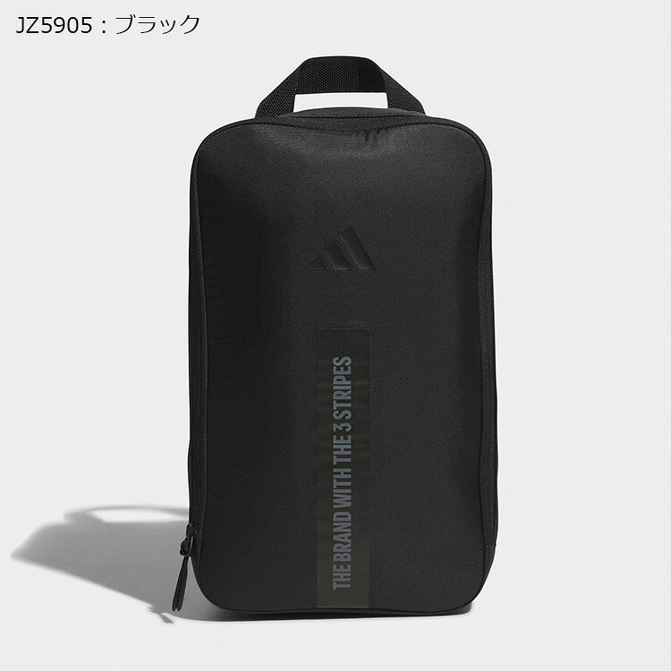 【365日出荷対応】 アディダス ゴルフ シューズバッグ メンズ レディース シューズケース ポケット付き ストラップ ゴルフバッグ ブランド TP573 adidas golf