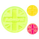 【365日出荷対応】 アドミラルゴルフ マーカー メンズ レディース ロゴ 蛍光色マーカー クリア ゴルフマーカー ブランド 視認性 目立つ ADMG4BM1 ...