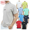 【セール対象】 50%オフ アドミラルゴルフ モックシャツ メンズ 半袖 モックネック ハイネック ストレッチ 吸水速乾 鹿の子 シャツ ロゴ ゴルフウェア ブ...