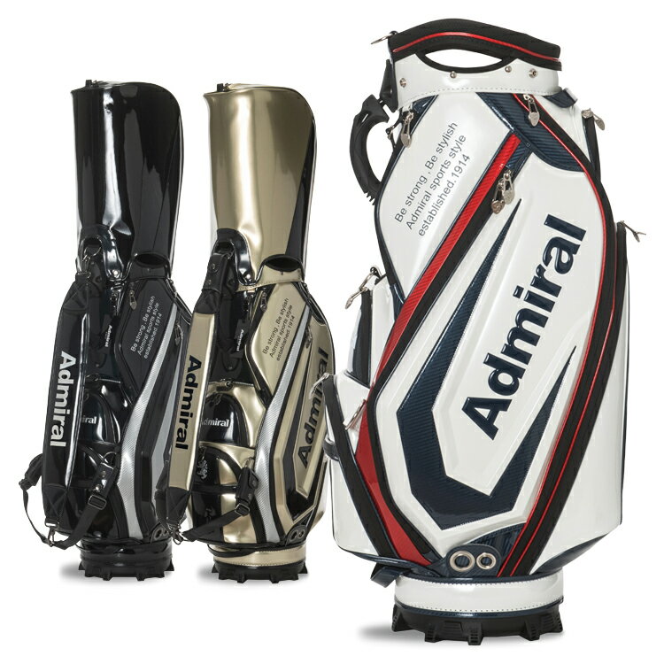 【月間優良ショップ受賞】 アドミラルゴルフ キャディバッグ メンズ 9.0型 5分割 約5.3kg カートバッグ ゴルフバッグ レア ブランド ADMG5BC1...