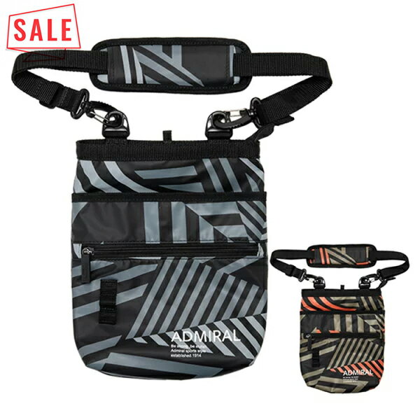 【セール対象】 アドミラルゴルフ ラウンドポーチ メンズ レディース バッグ ショルダーポーチ ショルダーベルト付き ゴルフバッグ ブランド ロゴ 総柄 ADM...