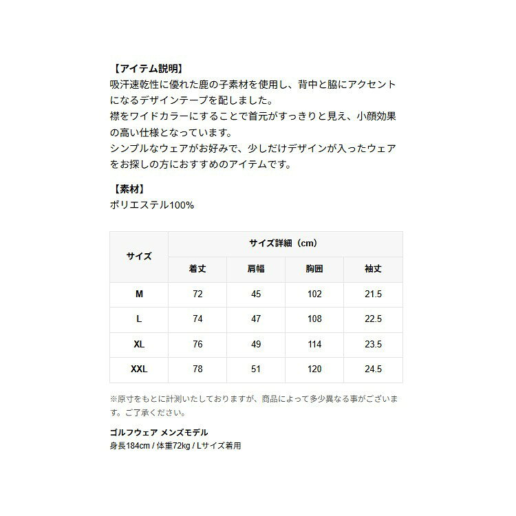 WEBGOLFSHOP TAKEUCHIの【365日出荷対応】 バンデル ゴルフ ポロシャツ メンズ 半袖 シャツ ポロ ゴルフウェア 吸汗速乾 ワイドカラー 無地 ロゴ ブランド BGS-6STDPL BANDEL｜アングル2