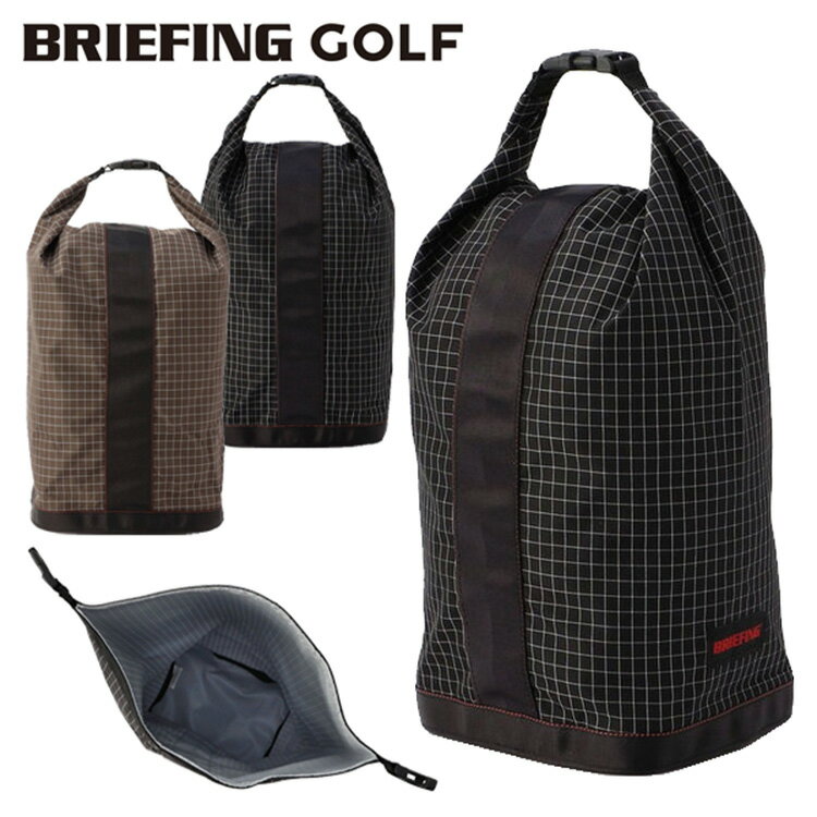 【月間優良ショップ受賞】 ブリーフィング ゴルフ ラウンドポーチ メンズ レディース ラウンドバッグ Mサイズ ドライサック風 ロールトップ ゴルフバッグ コー...