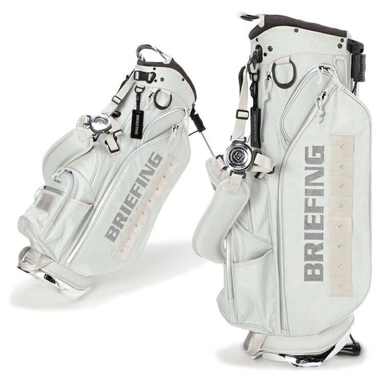 【365日出荷対応】 ブリーフィング ゴルフ キャディバッグ スタンドバッグ 限定 メンズ 9.5型 4分割 約3.69kg CR-4 #04 METALLIC...
