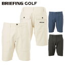 【365日出荷対応】 ブリーフィング ゴルフ ショートパンツ メンズ ハーフパンツ パンツ ストレッチ 吸水速乾 ドライオックス 短パン 半ズボン ゴルフウェア ブランド 無地 ロゴ BRIEFING GOLF BRG251ME5