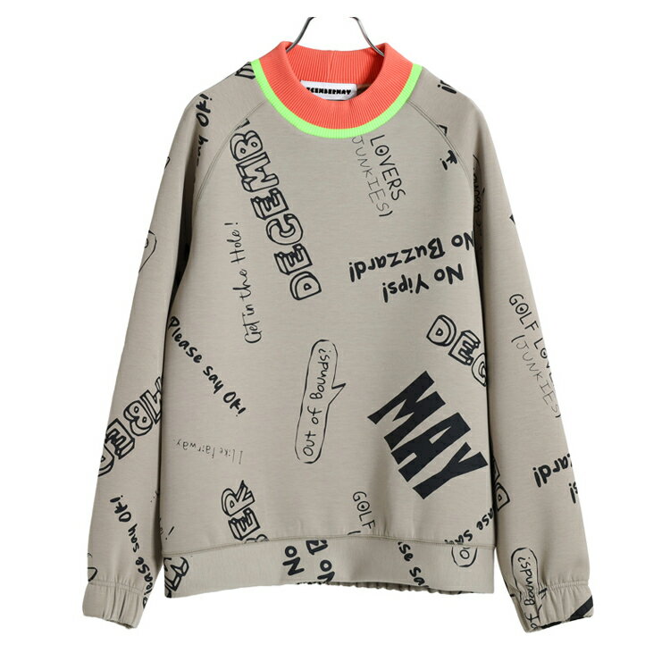 【365日出荷対応】 ディセンバーメイ ゴルフ プルオーバー ユニセックス ダンボールニット トレーナー スウェット 裏起毛 春 秋 冬 ゴルフウェア ブランド 4-312-1246 DECEMBERMAY