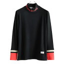 【365日出荷対応】 ディセンバーメイ ゴルフ モックシャツ メンズ 長袖 ハイネック モックネック シャツ 保温 ニット 起毛 無地 ゴルフウェア ブランド ロゴ DECEMBERMAY 1-012-0501