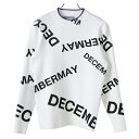 【月間優良ショップ受賞】 ディセンバーメイ ゴルフ ニット メンズ 長袖 ハイネック モックネック セーター 保温 温かい 軽量 ストレッチ 総柄 ゴルフウェア...