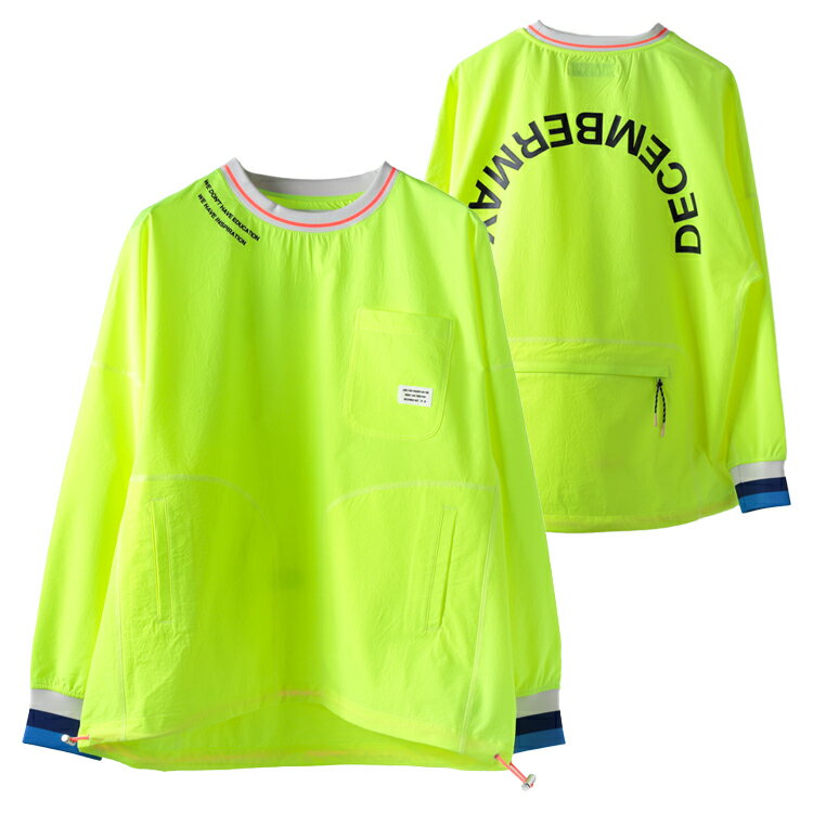 【365日出荷対応】 ディセンバーメイ ゴルフ プルオーバー メンズ 長袖 トップス クルーネック スニード ウインドブレーカー ナイロン ストレッチ 撥水 防...